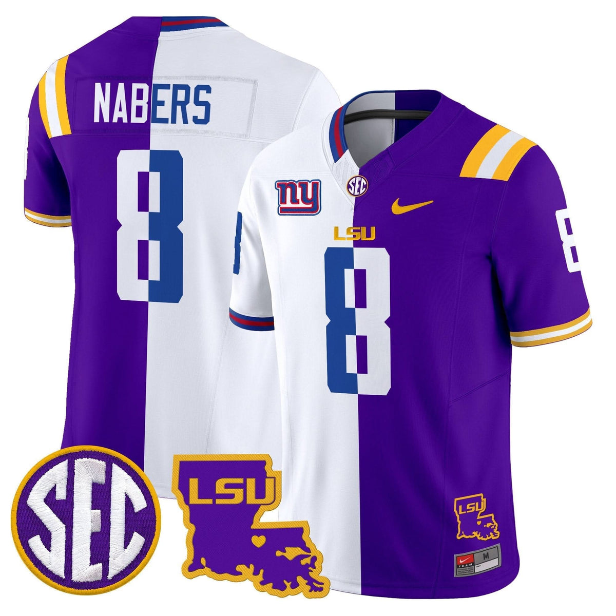 LSU Tigers Tiger Split Vapor Limited Jersey
