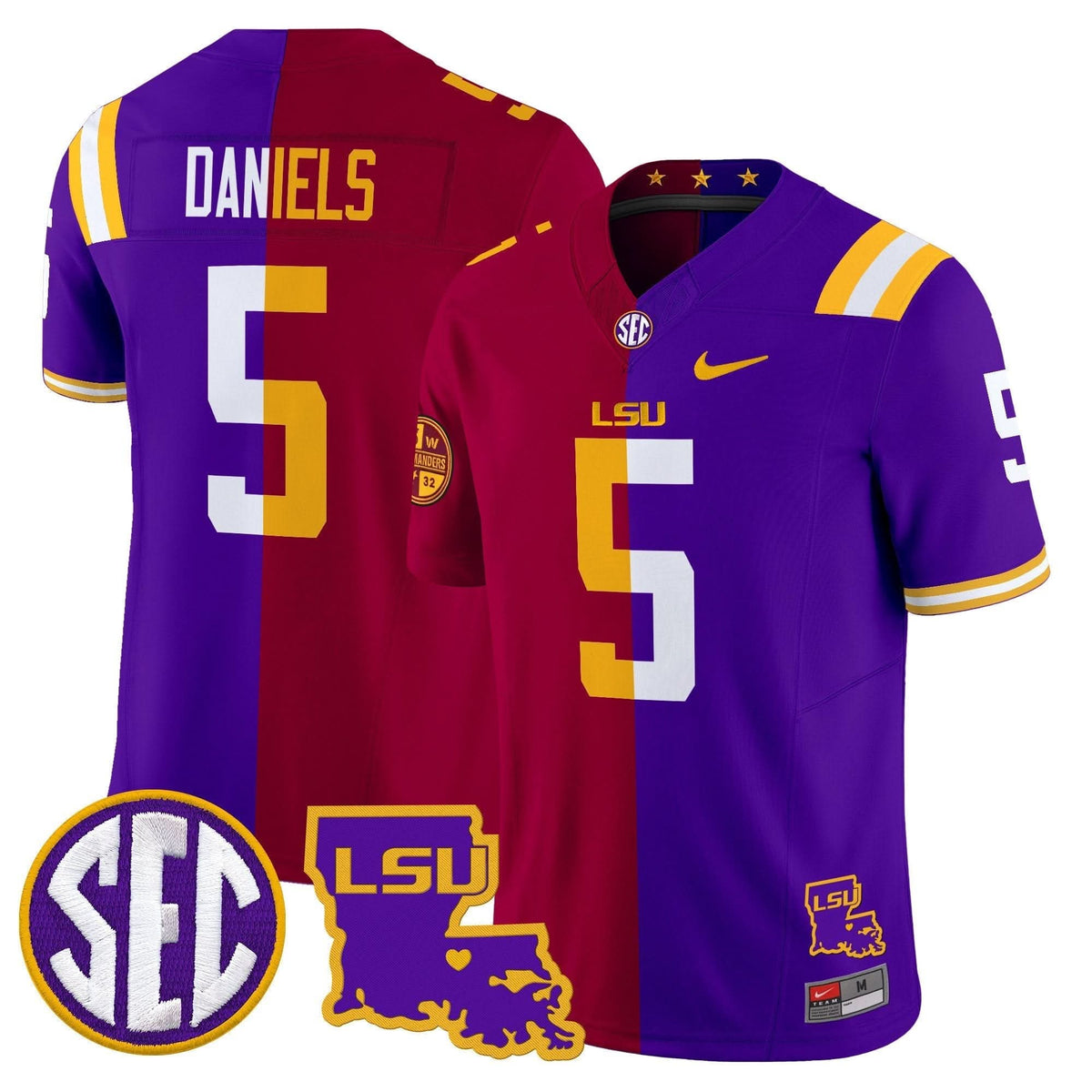 LSU Tigers Tiger Split Vapor Limited Jersey