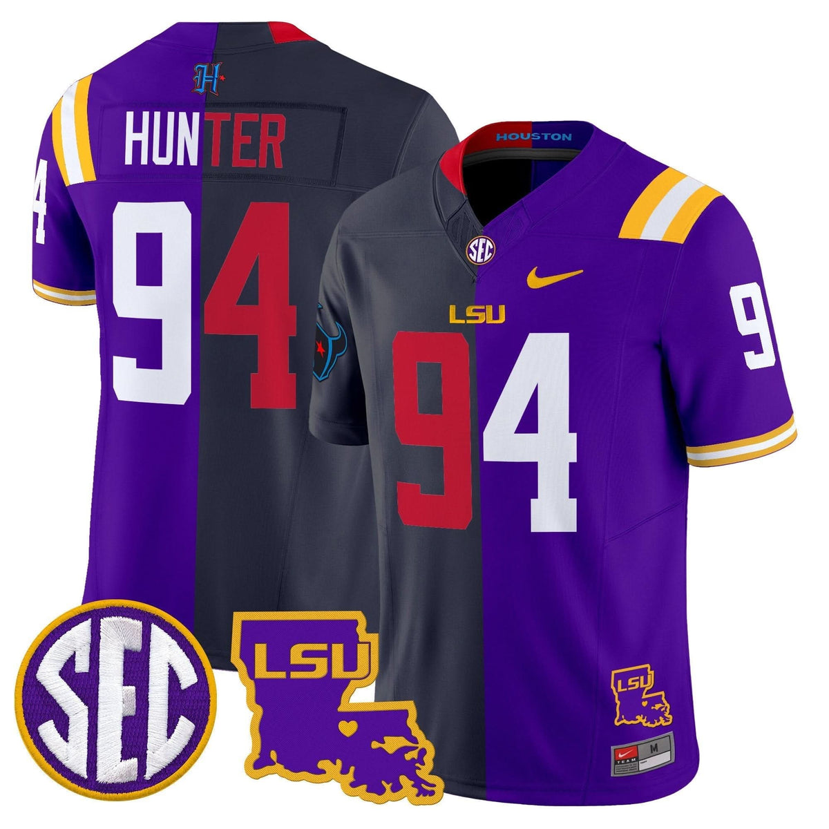 LSU Tigers Tiger Split Vapor Limited Jersey