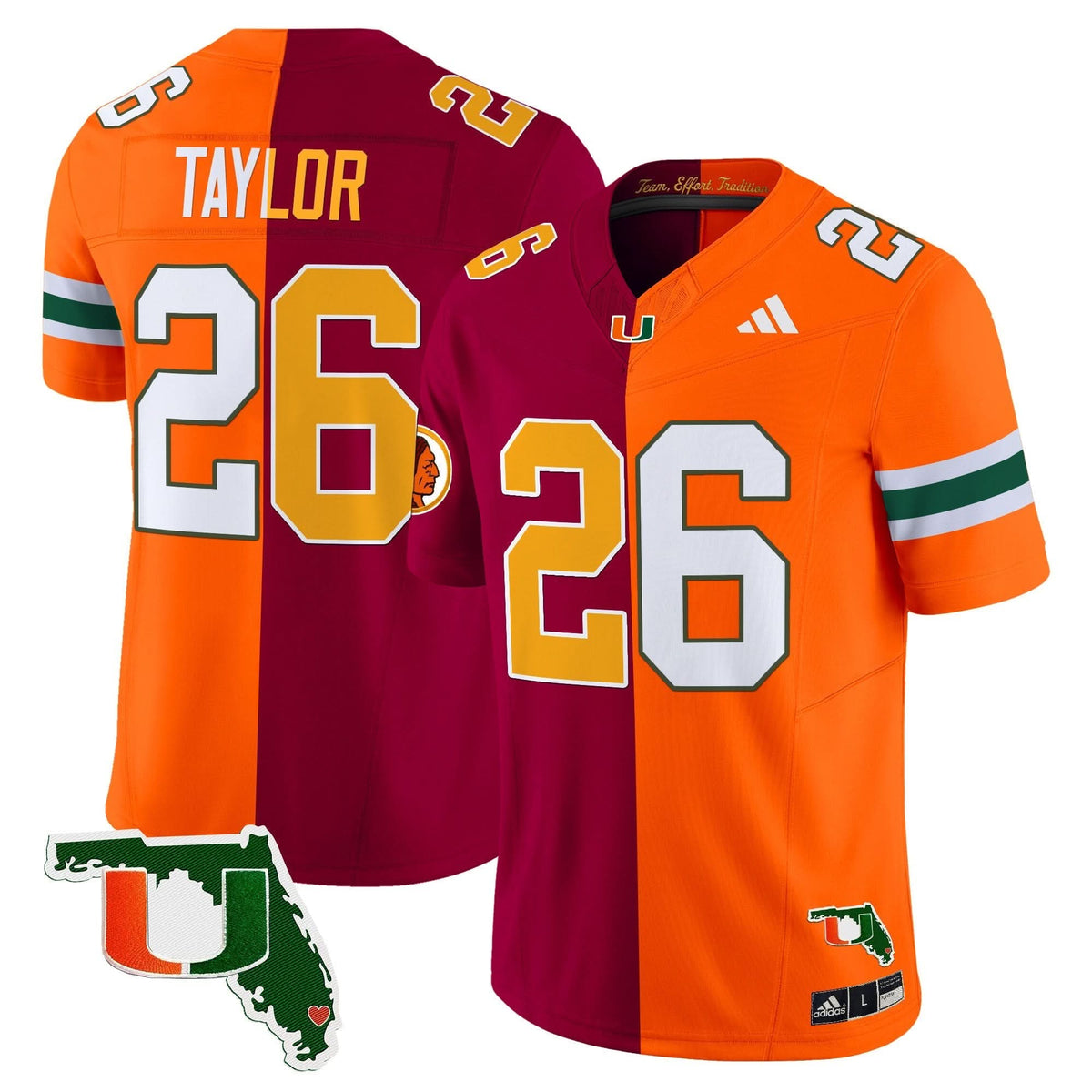 Miami Hurricanes Split Vapor Limited Jersey