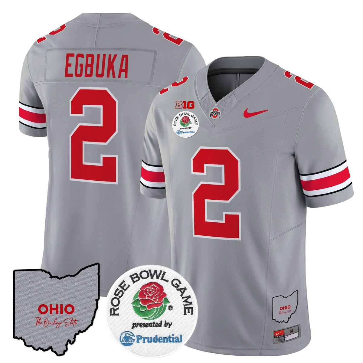 Ohio State Buckeyes Rose Bowl Vapor Limited Jersey V2