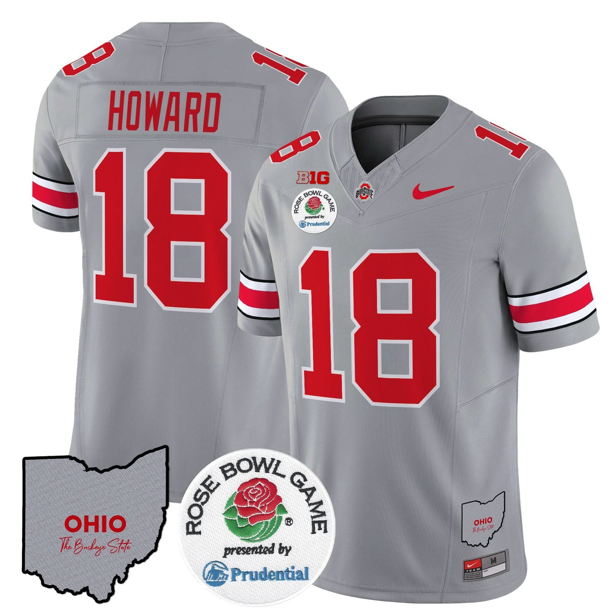 Ohio State Buckeyes Rose Bowl Vapor Limited Jersey V2