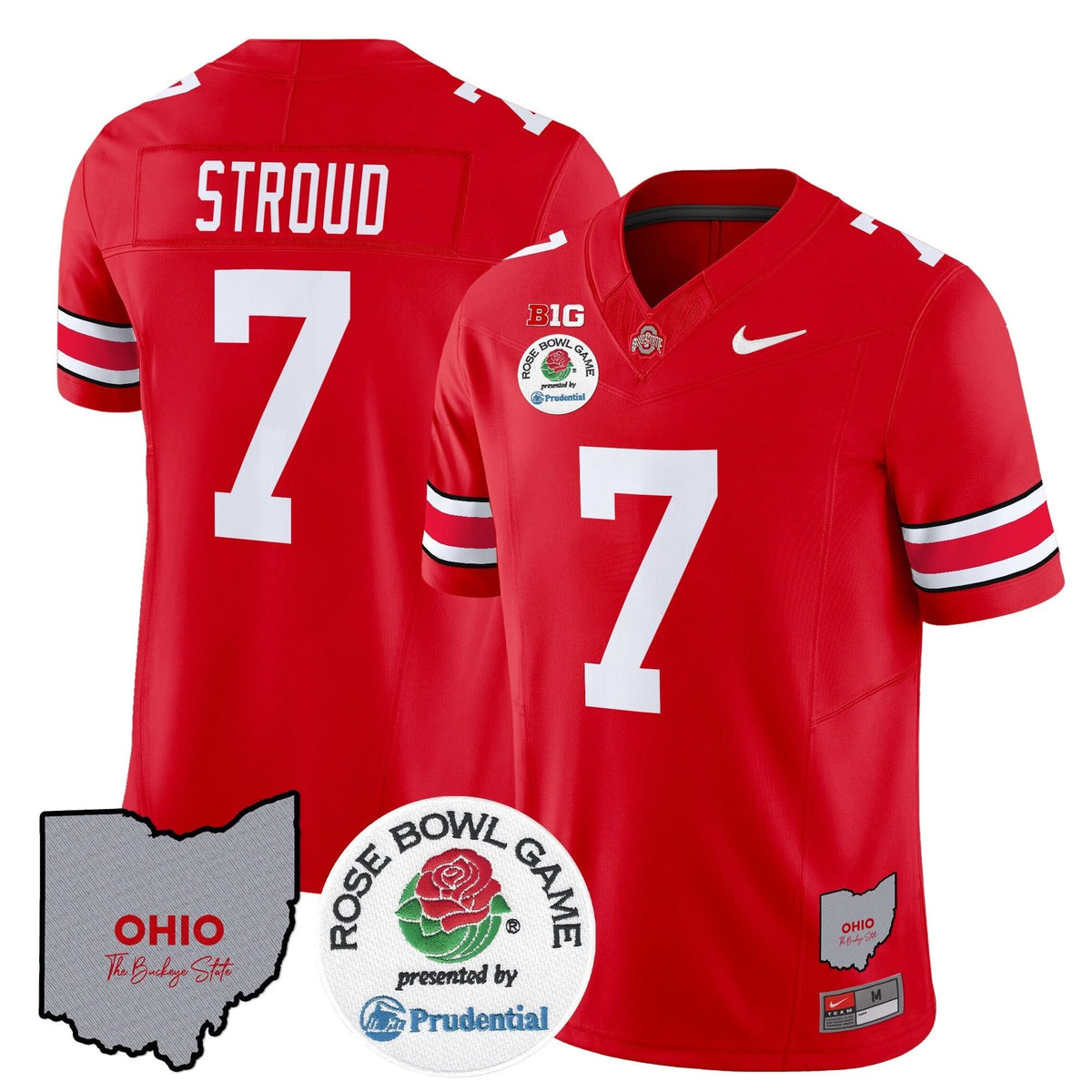 Ohio State Buckeyes Rose Bowl Vapor Limited Jersey V2