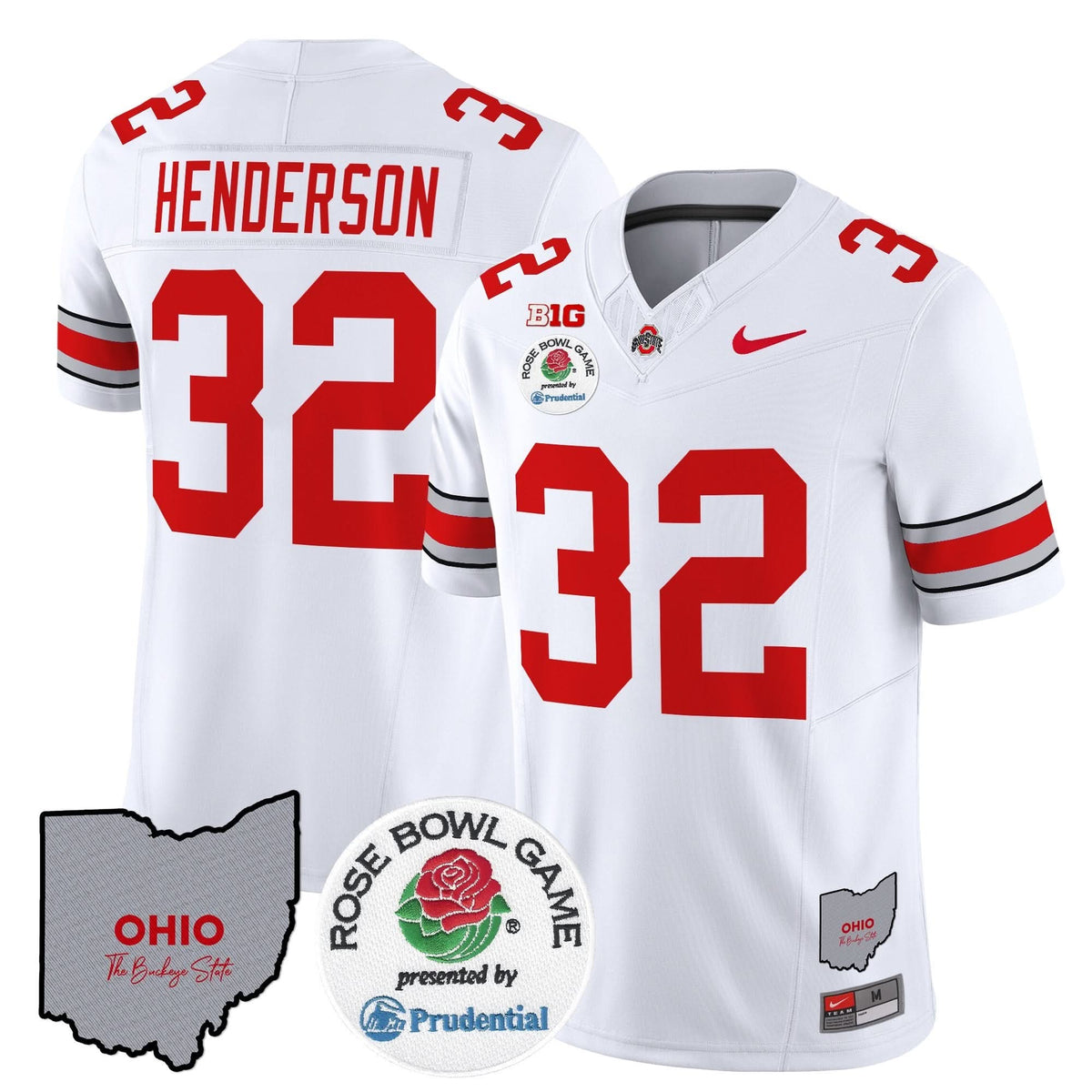Ohio State Buckeyes Rose Bowl Vapor Limited Jersey V2
