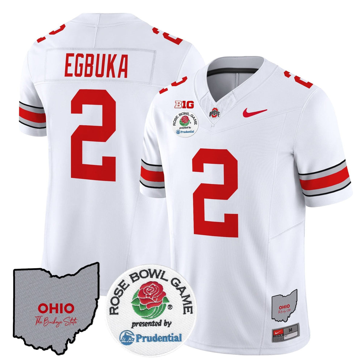 Ohio State Buckeyes Rose Bowl Vapor Limited Jersey V2