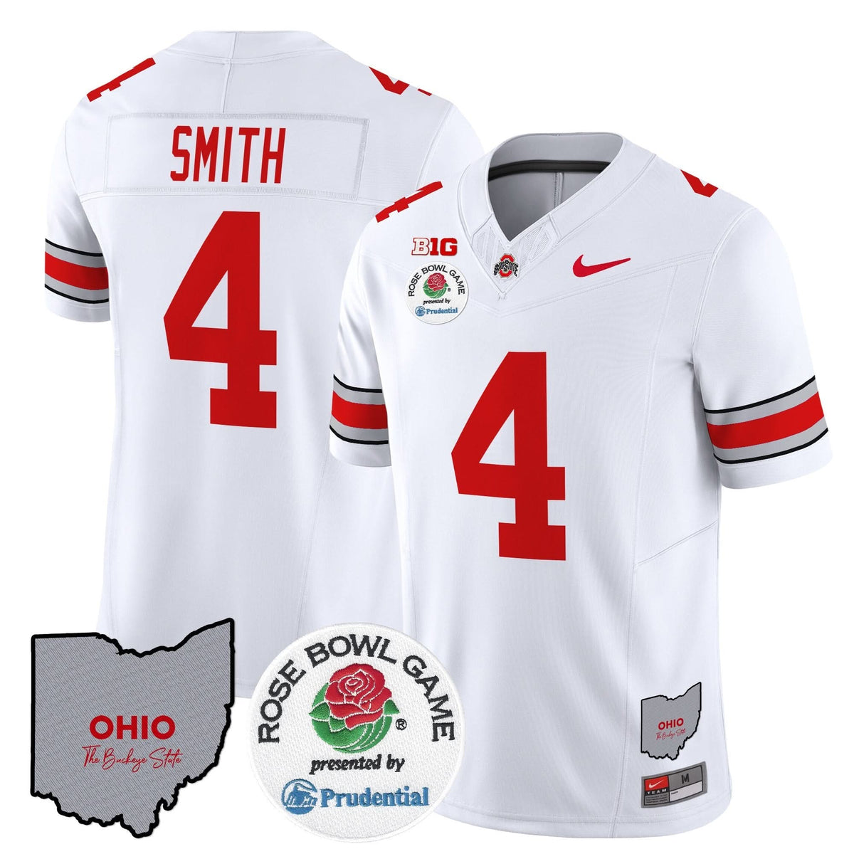 Ohio State Buckeyes Rose Bowl Vapor Limited Jersey V2