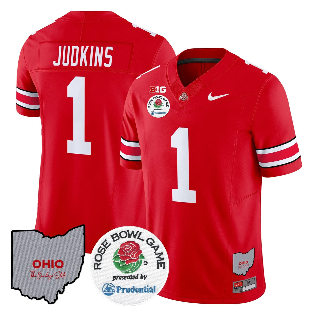 Ohio State Buckeyes Rose Bowl Vapor Limited Jersey V2