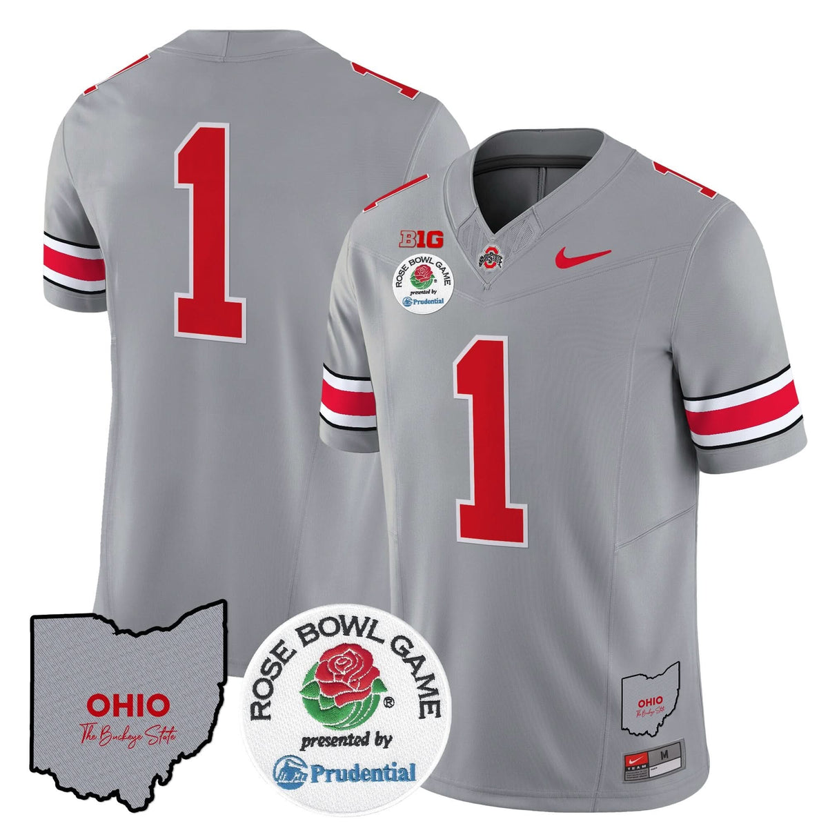 Ohio State Buckeyes Rose Bowl Vapor Limited Jersey V2