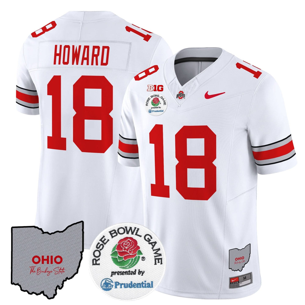 Ohio State Buckeyes Rose Bowl Vapor Limited Jersey V2