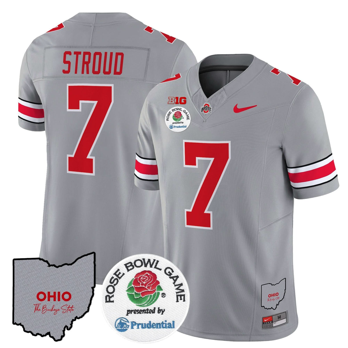 Ohio State Buckeyes Rose Bowl Vapor Limited Jersey V2