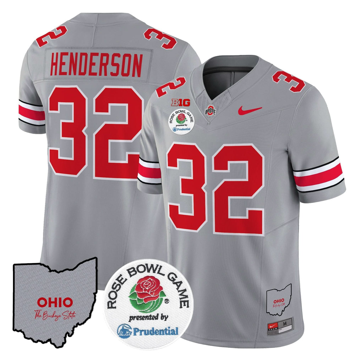 Ohio State Buckeyes Rose Bowl Vapor Limited Jersey V2