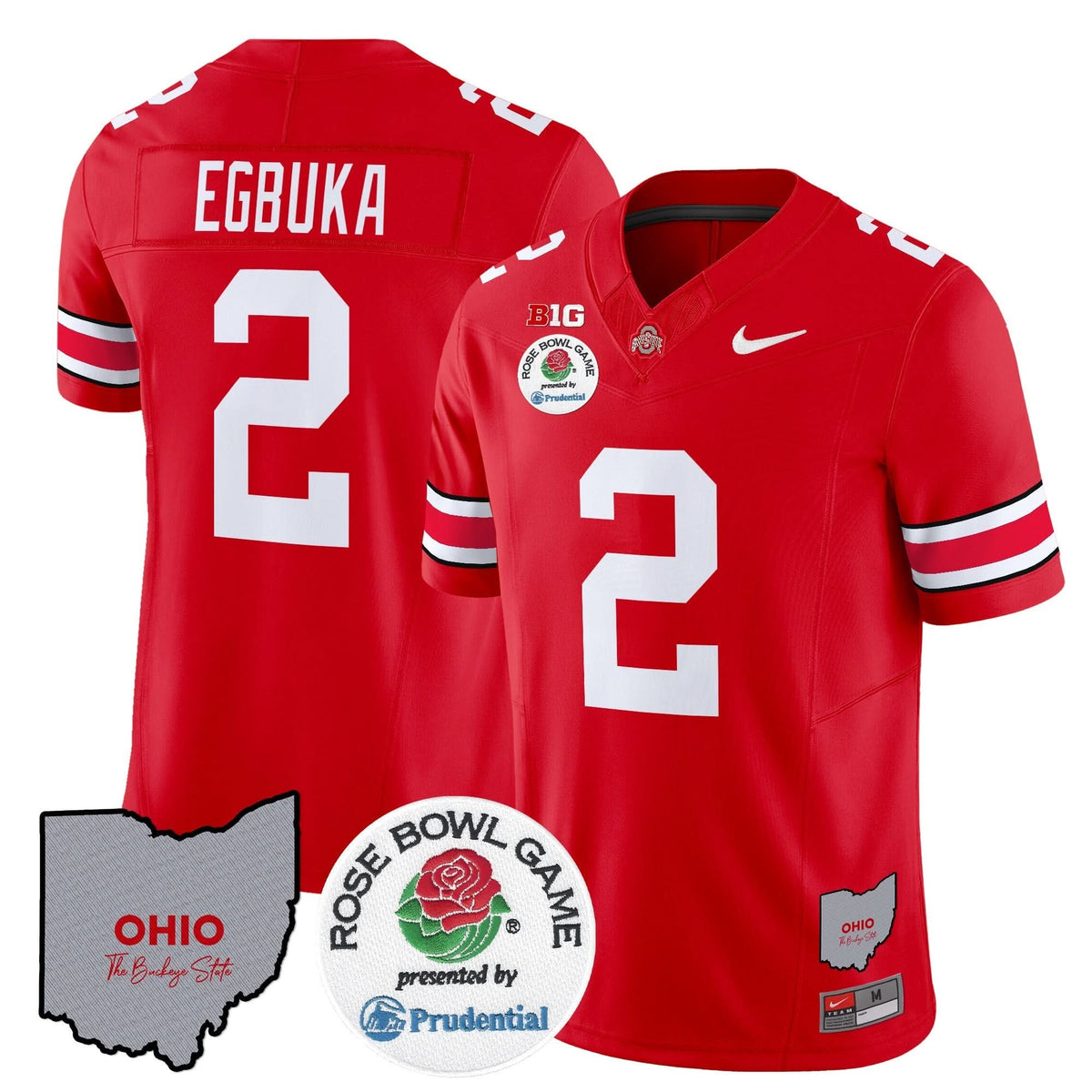 Ohio State Buckeyes Rose Bowl Vapor Limited Jersey V2