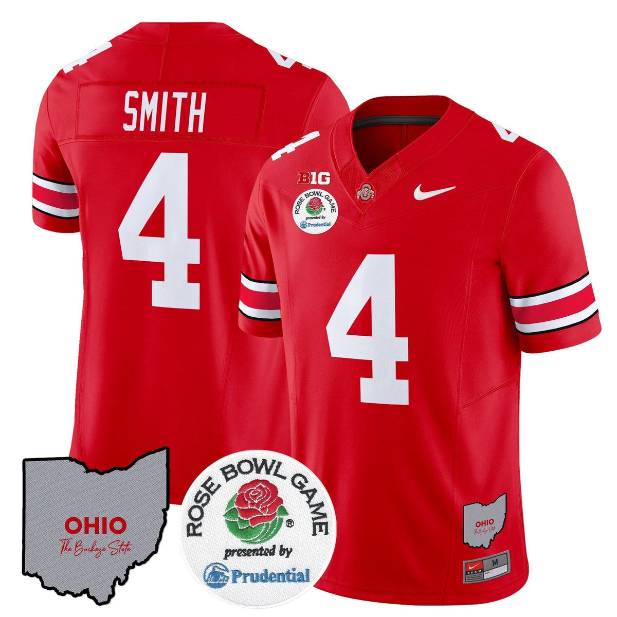 Ohio State Buckeyes Rose Bowl Vapor Limited Jersey V2
