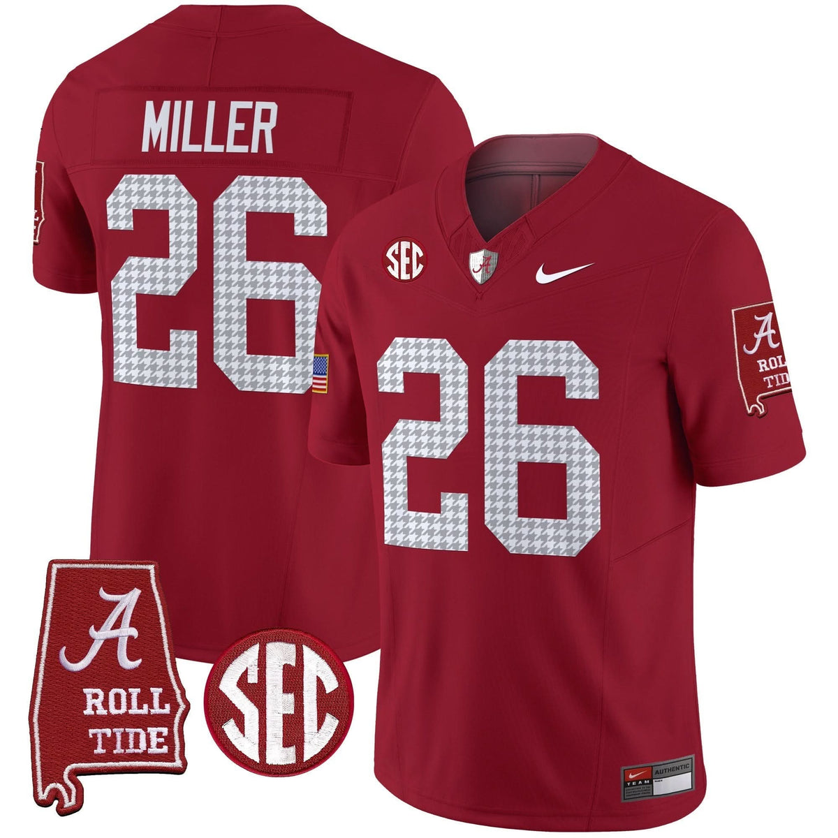 Alabama Crimson Tide Pro Combat Vapor Limited Jersey