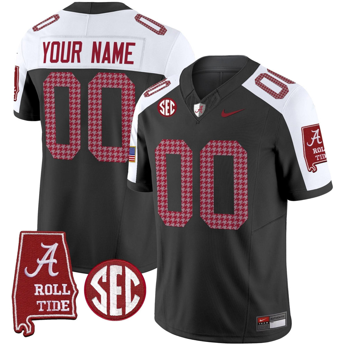 Alabama Crimson Tide Pro Combat Vapor Limited Custom Jersey