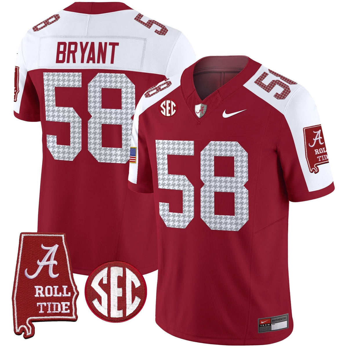 Alabama Crimson Tide Pro Combat Vapor Limited Jersey