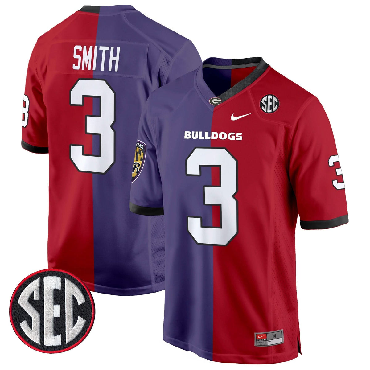 Green Bay Packers Split Game Jersey
