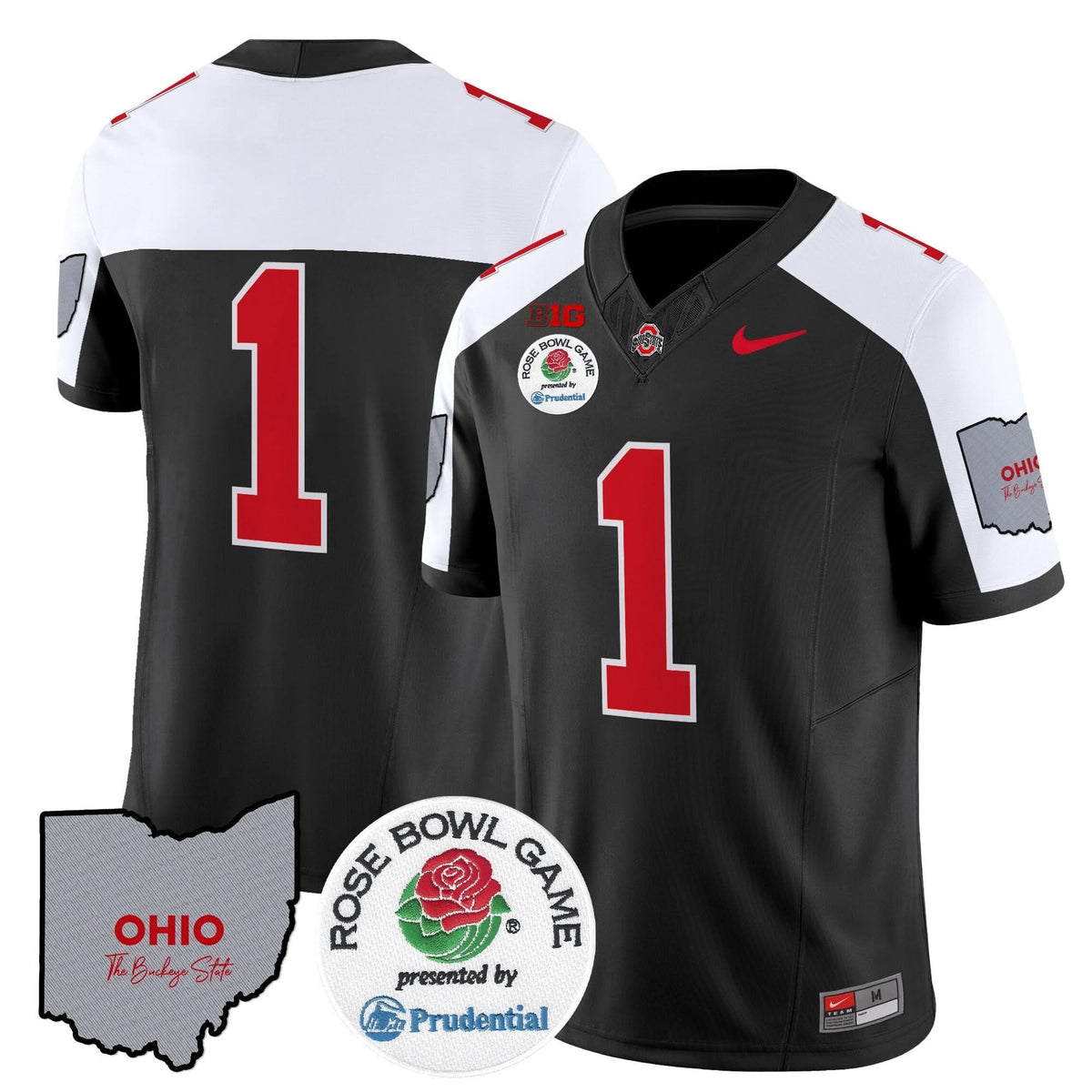 Ohio State Buckeyes Rose Bowl Vapor Limited Jersey V2