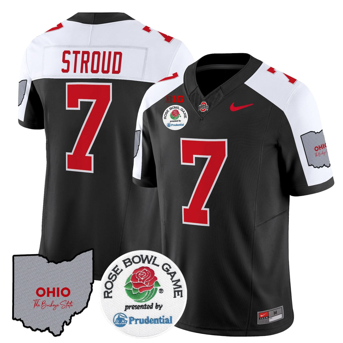 Ohio State Buckeyes Rose Bowl Vapor Limited Jersey V2