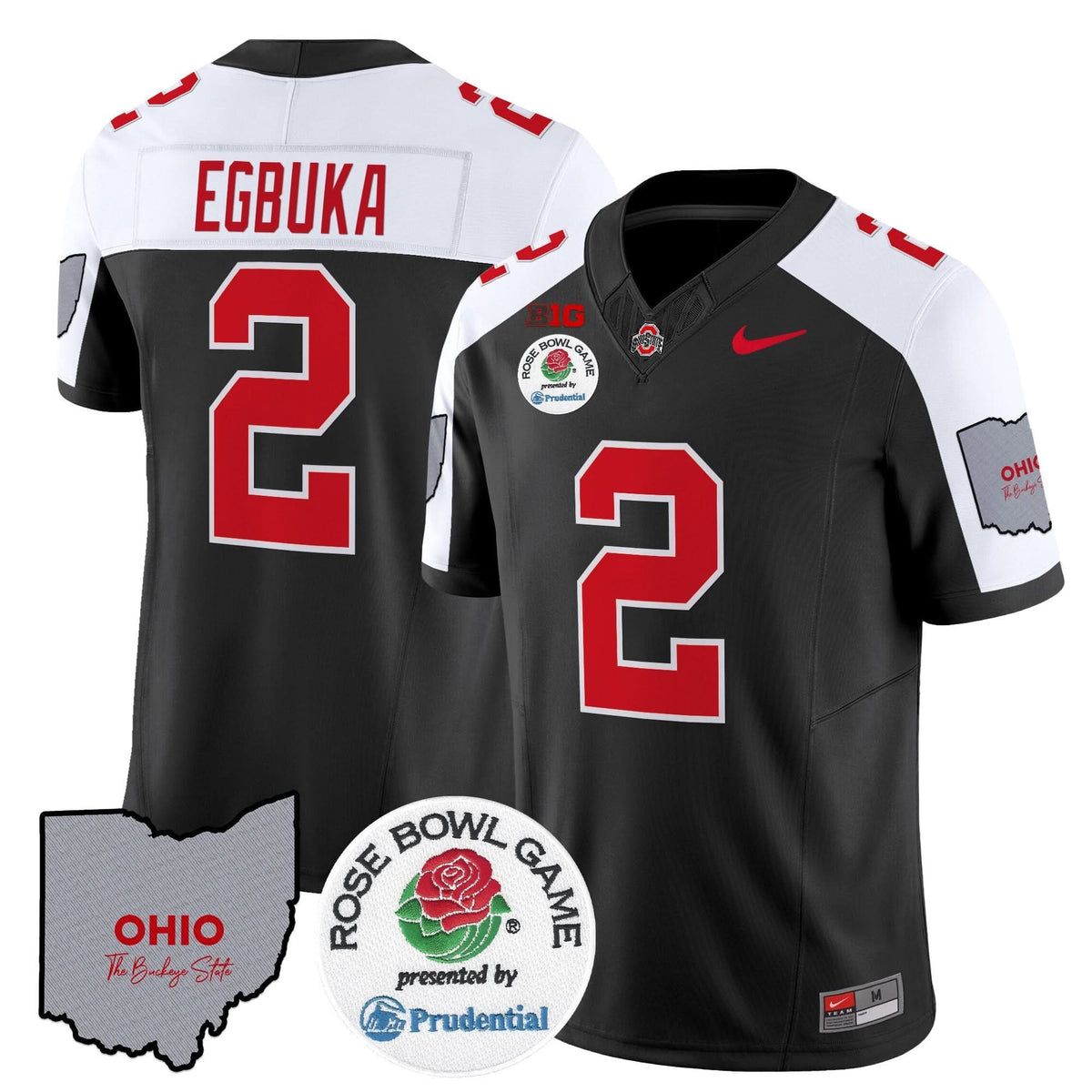 Ohio State Buckeyes Rose Bowl Vapor Limited Jersey V2