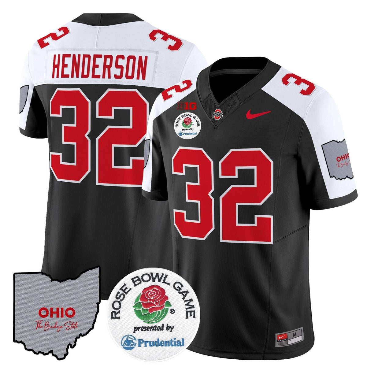 Ohio State Buckeyes Rose Bowl Vapor Limited Jersey V2