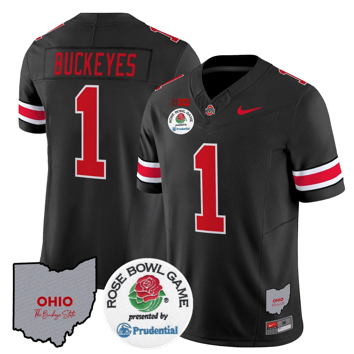 Ohio State Buckeyes Rose Bowl Vapor Limited Jersey V2