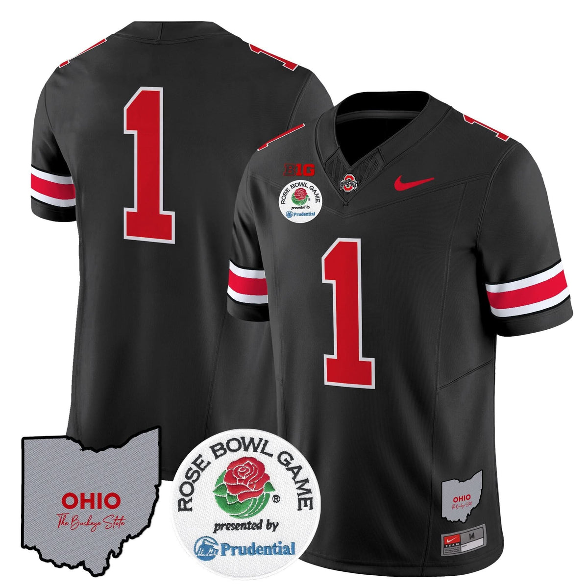 Ohio State Buckeyes Rose Bowl Vapor Limited Jersey V2