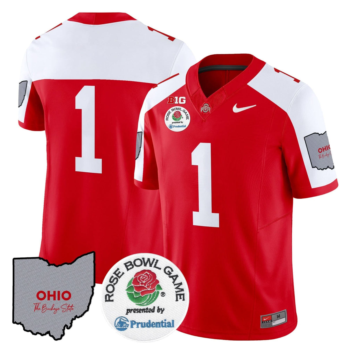 Ohio State Buckeyes Rose Bowl Vapor Limited Jersey V2