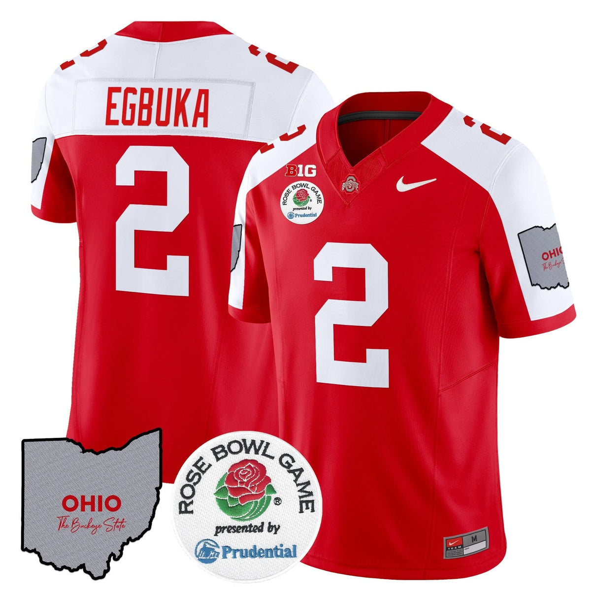 Ohio State Buckeyes Rose Bowl Vapor Limited Jersey V2