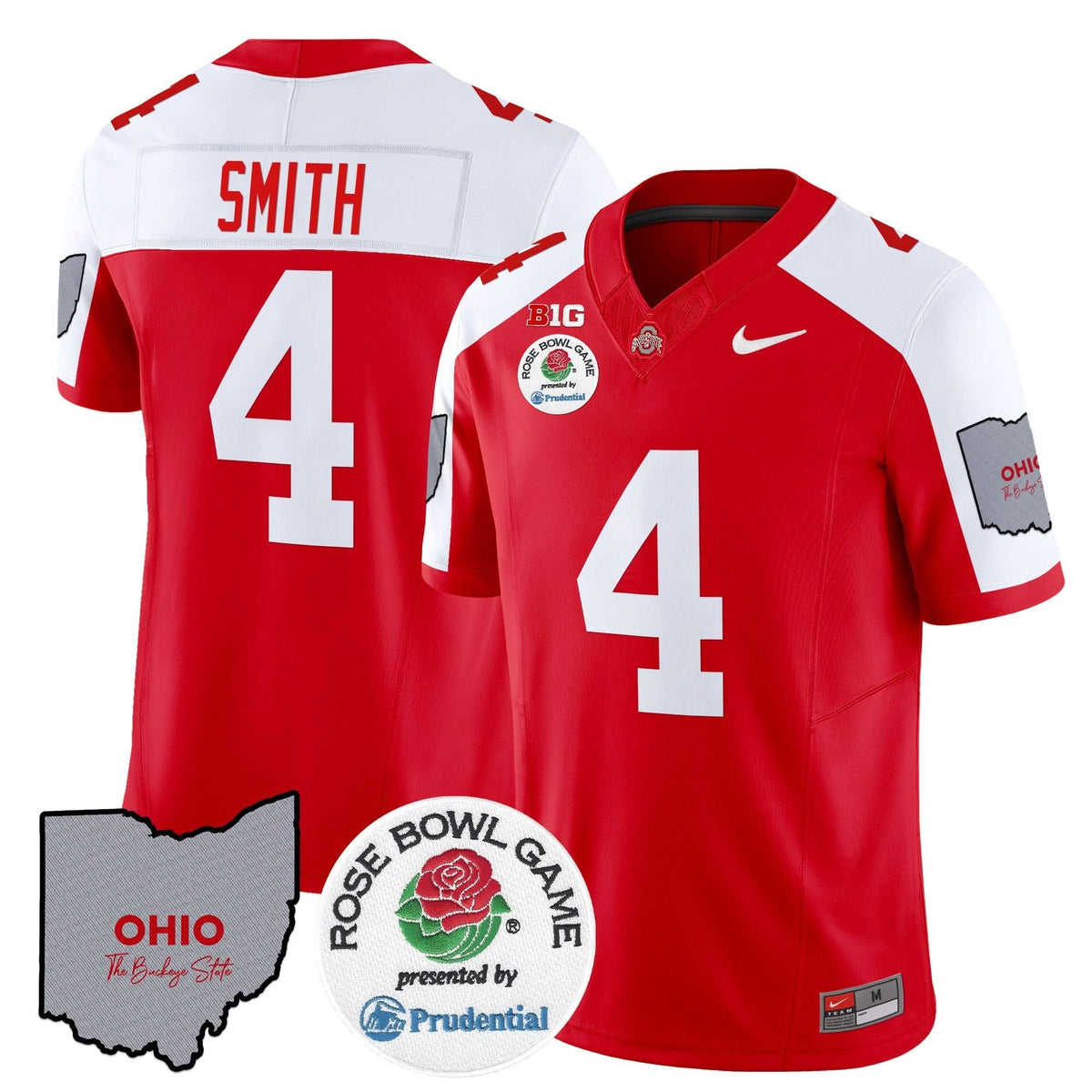 Ohio State Buckeyes Rose Bowl Vapor Limited Jersey V2