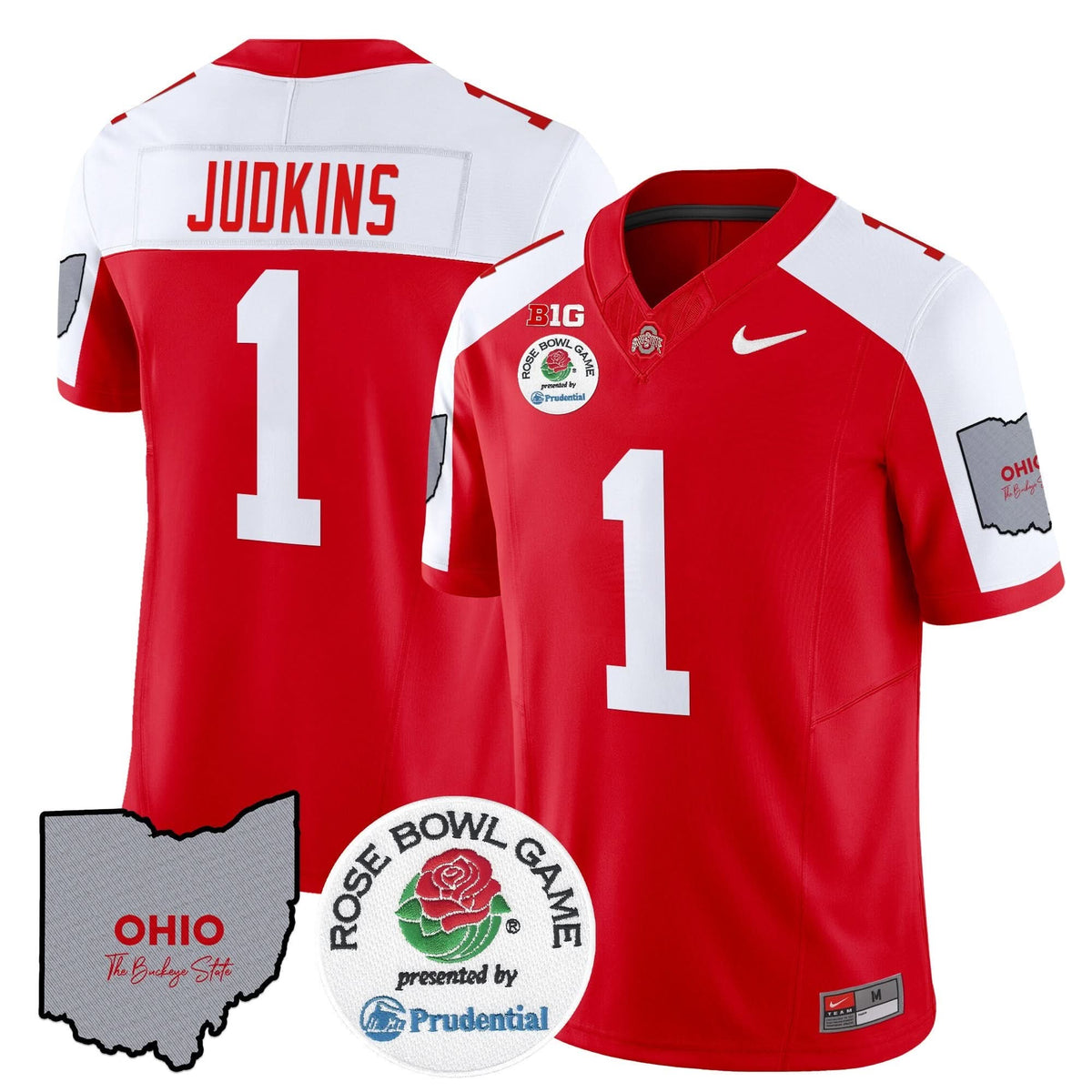 Ohio State Buckeyes Rose Bowl Vapor Limited Jersey V2