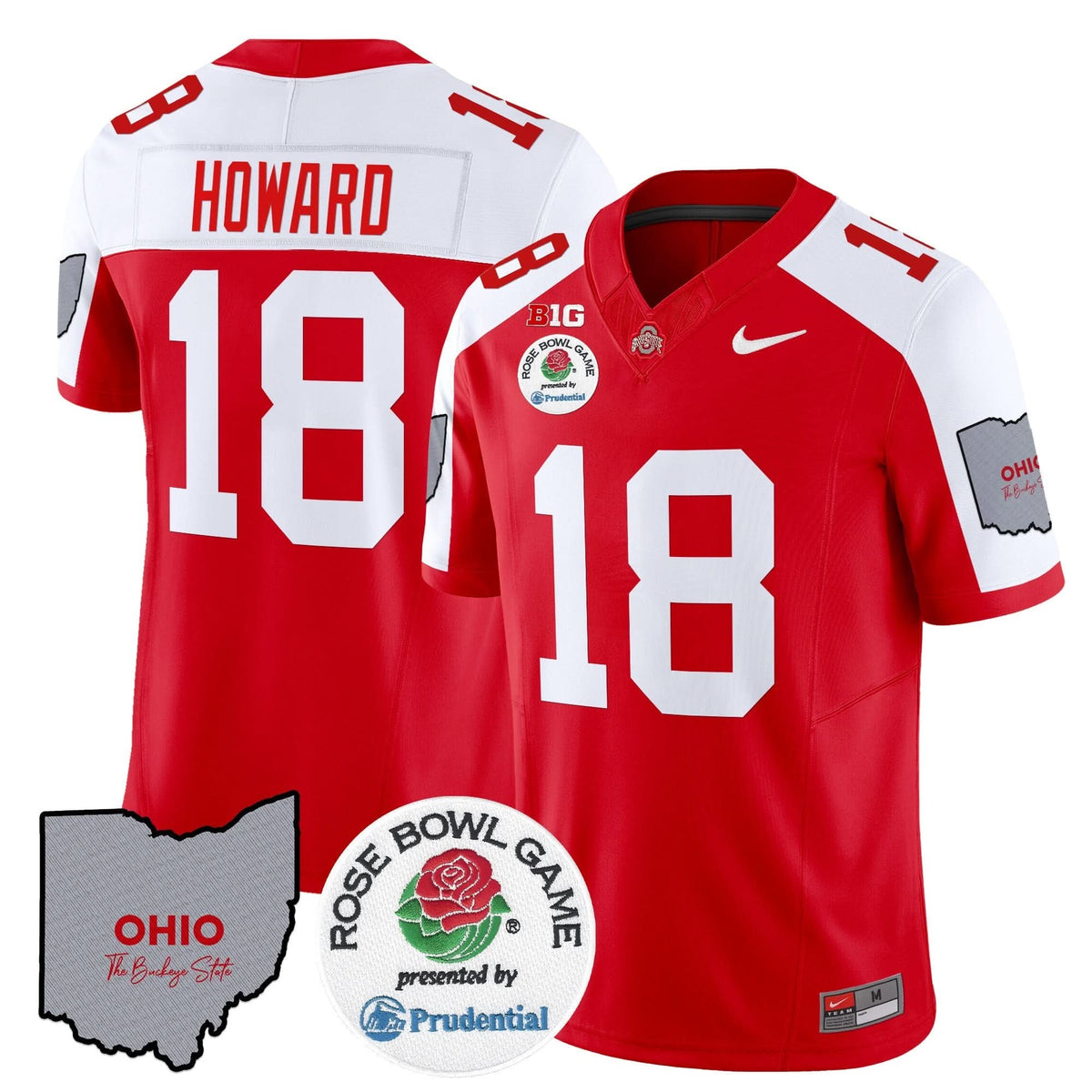 Ohio State Buckeyes Rose Bowl Vapor Limited Jersey V2