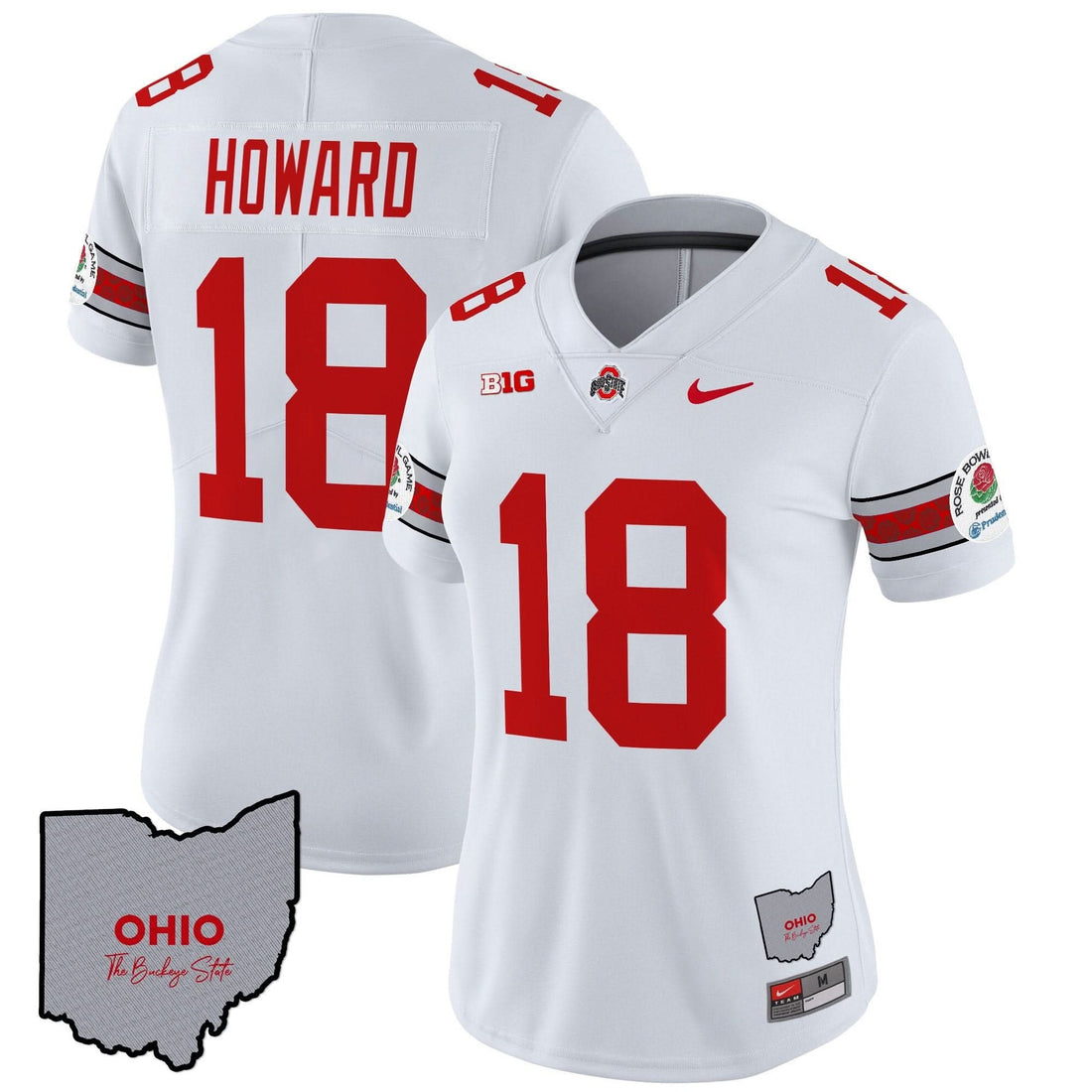 Women's OSB Rose Bowl Vapor Limited Jersey V3 - Stitched-Cuztomshoes