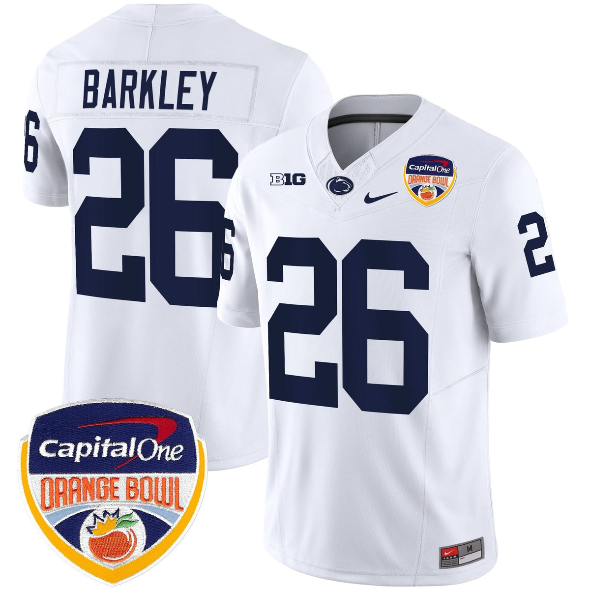 Penn State Nittany Lions Orange Bowl Patch Vapor Limited Jersey