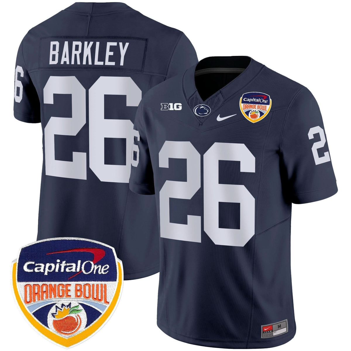 Penn State Nittany Lions Orange Bowl Patch Vapor Limited Jersey
