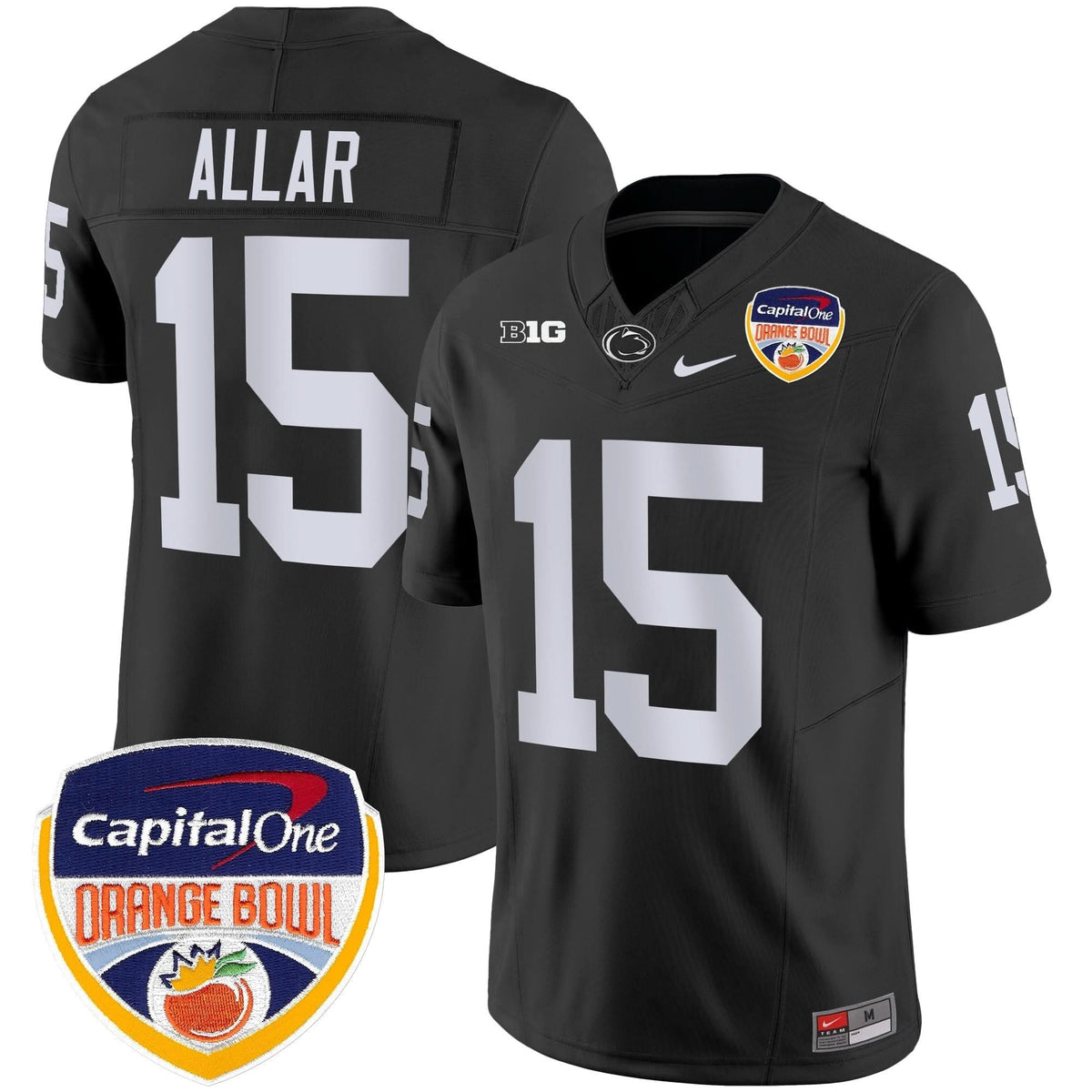 Penn State Nittany Lions Orange Bowl Patch Vapor Limited Jersey