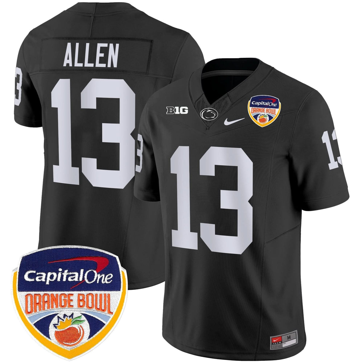 Penn State Nittany Lions Orange Bowl Patch Vapor Limited Jersey