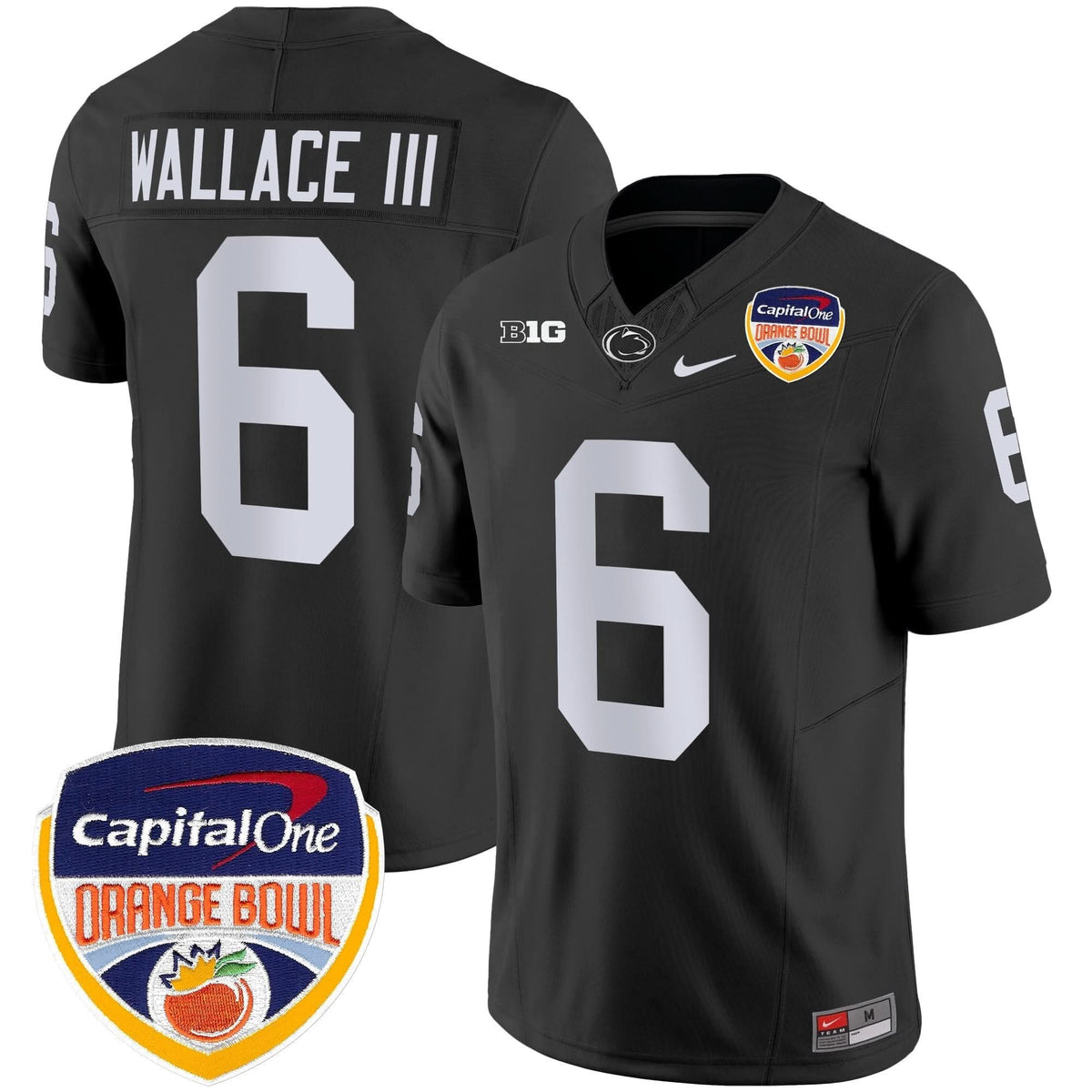 Penn State Nittany Lions Orange Bowl Patch Vapor Limited Jersey
