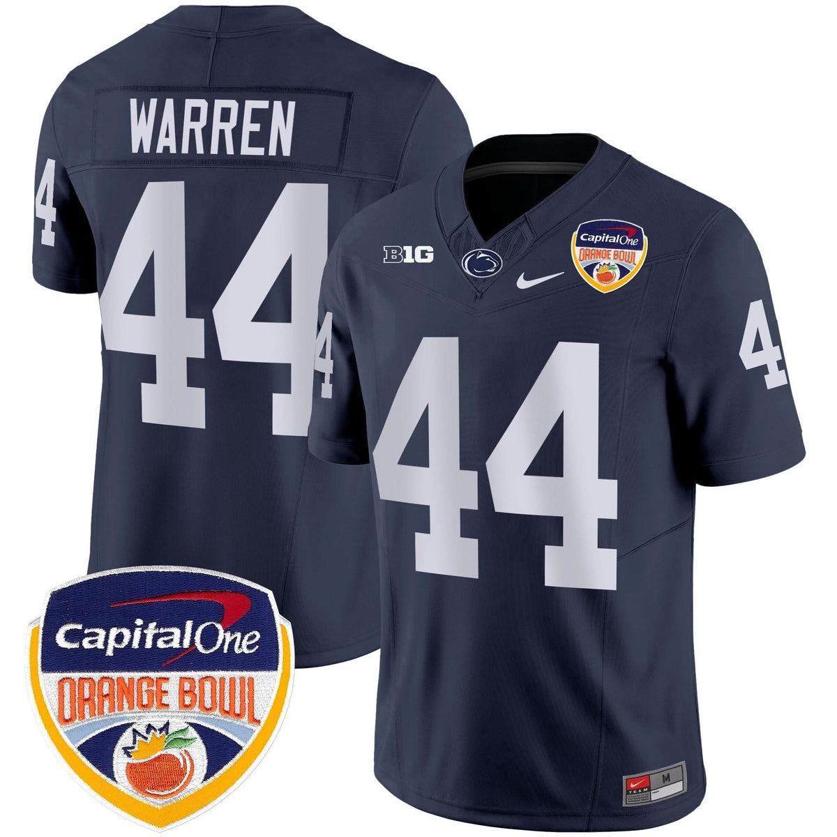 Penn State Nittany Lions Orange Bowl Patch Vapor Limited Jersey
