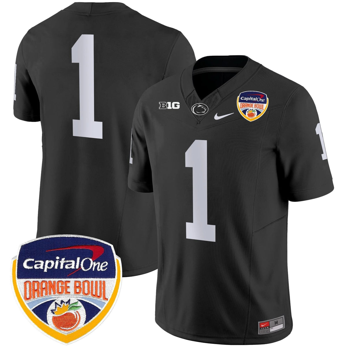 Penn State Nittany Lions Orange Bowl Patch Vapor Limited Jersey
