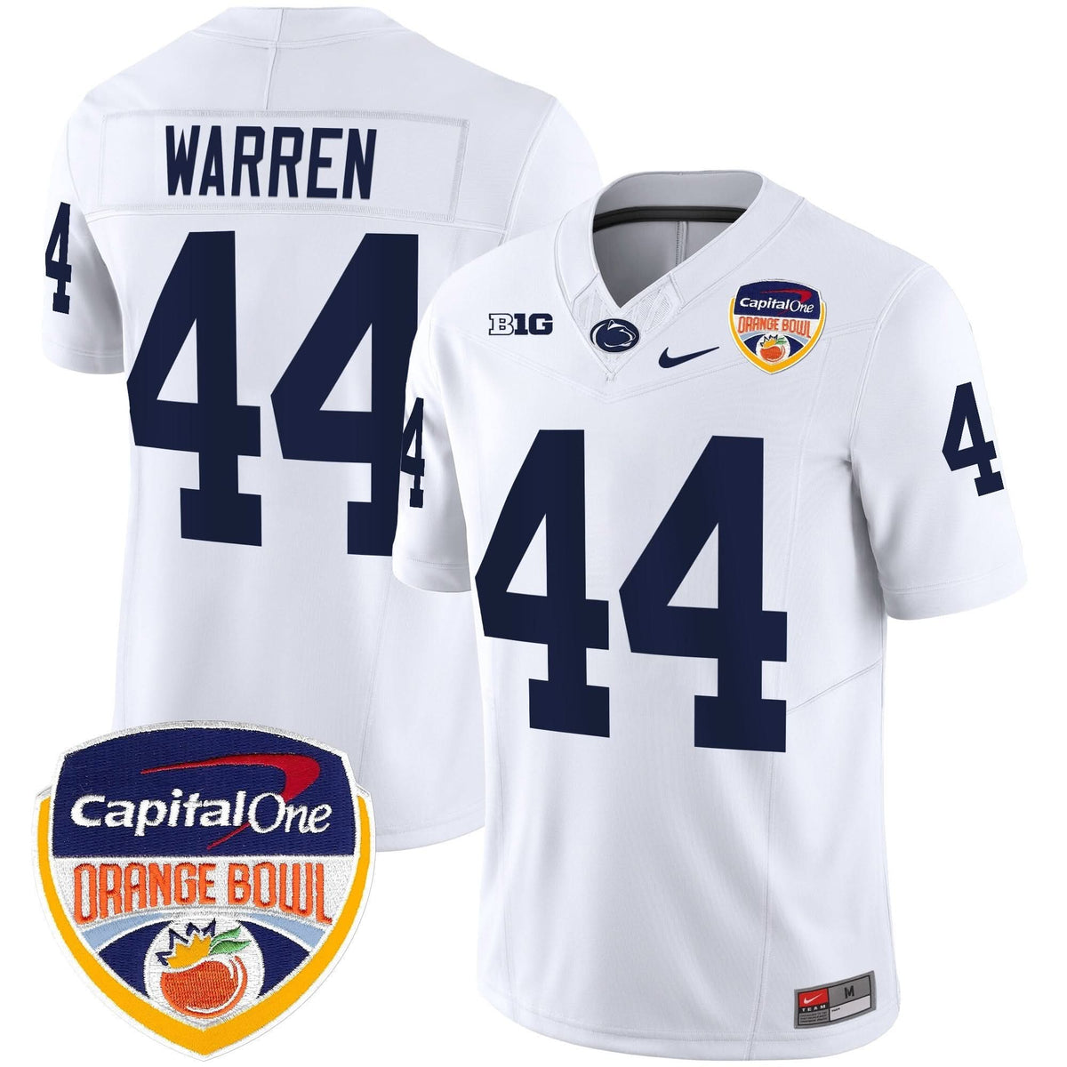 Penn State Nittany Lions Orange Bowl Patch Vapor Limited Jersey