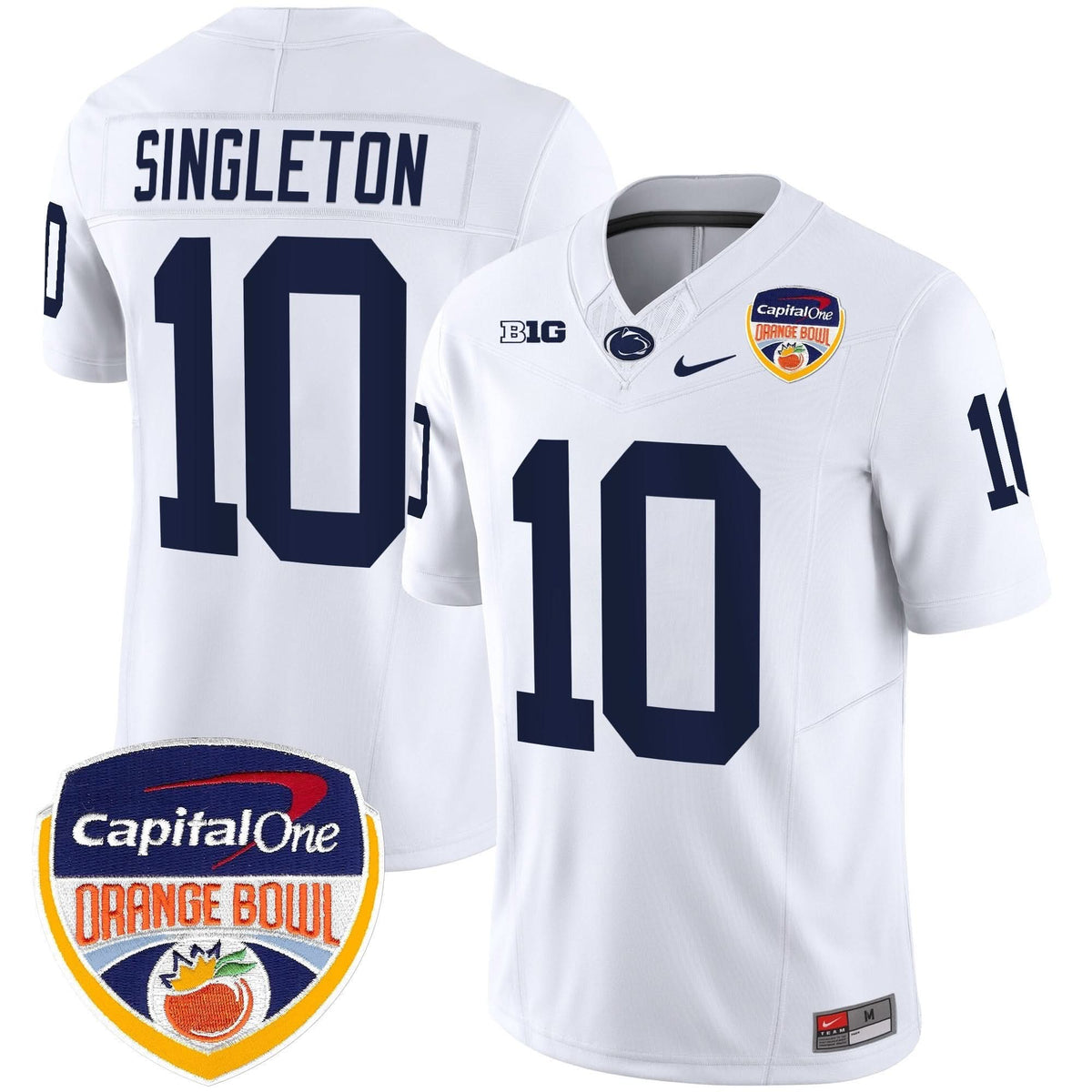 Penn State Nittany Lions Orange Bowl Patch Vapor Limited Jersey