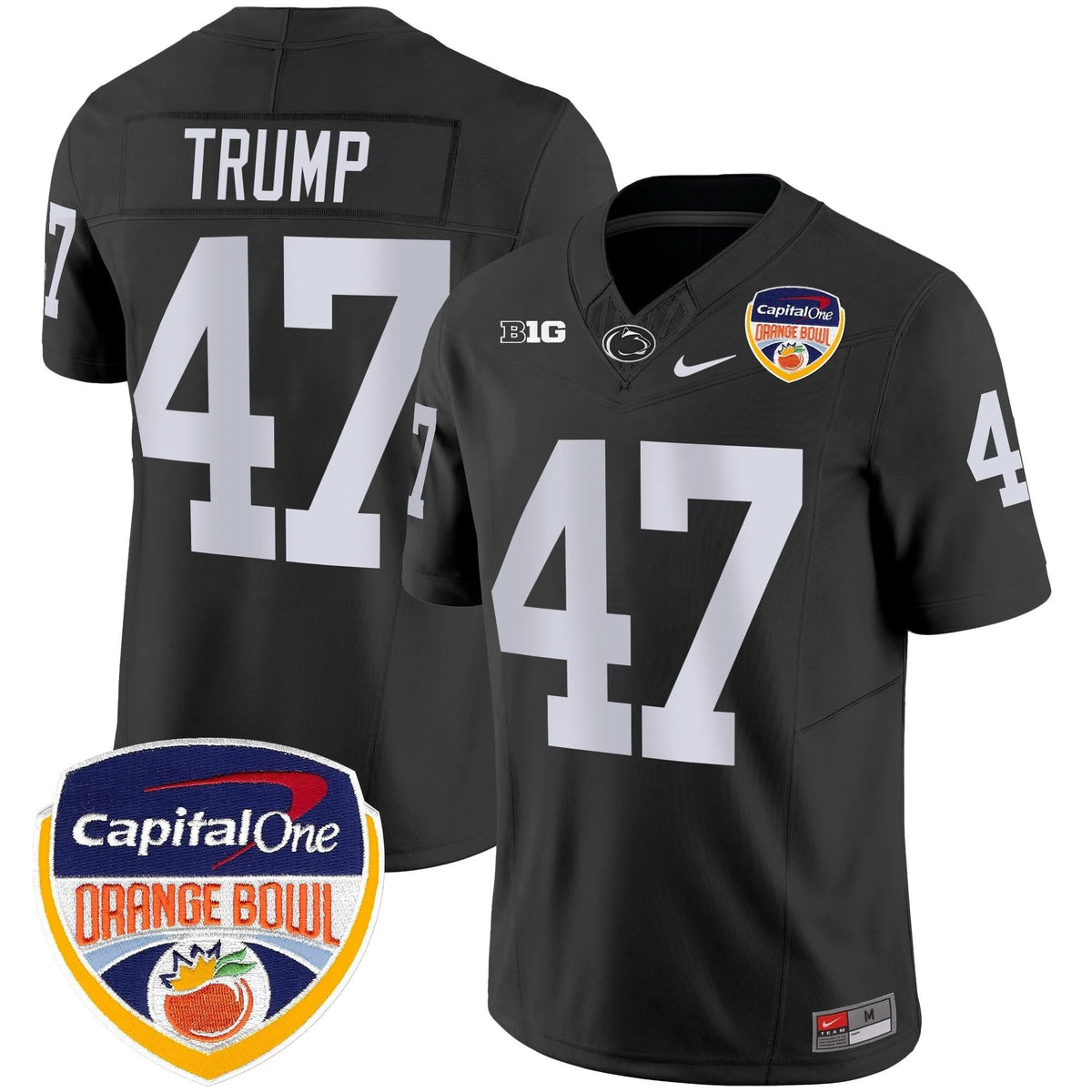 Penn State Nittany Lions Orange Bowl Patch Vapor Limited Jersey