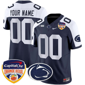 Penn State Nittany Lions Orange Bowl Patch Vapor Limited Custom Jersey