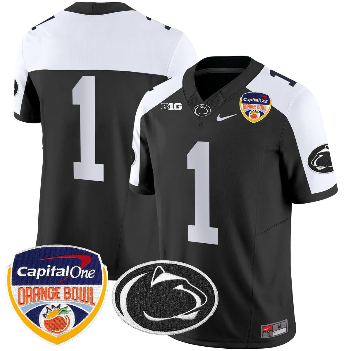 Penn State Nittany Lions Orange Bowl Patch Vapor Limited Jersey