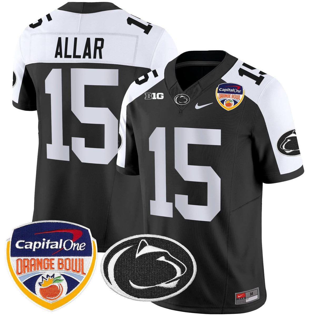 Penn State Nittany Lions Orange Bowl Patch Vapor Limited Jersey
