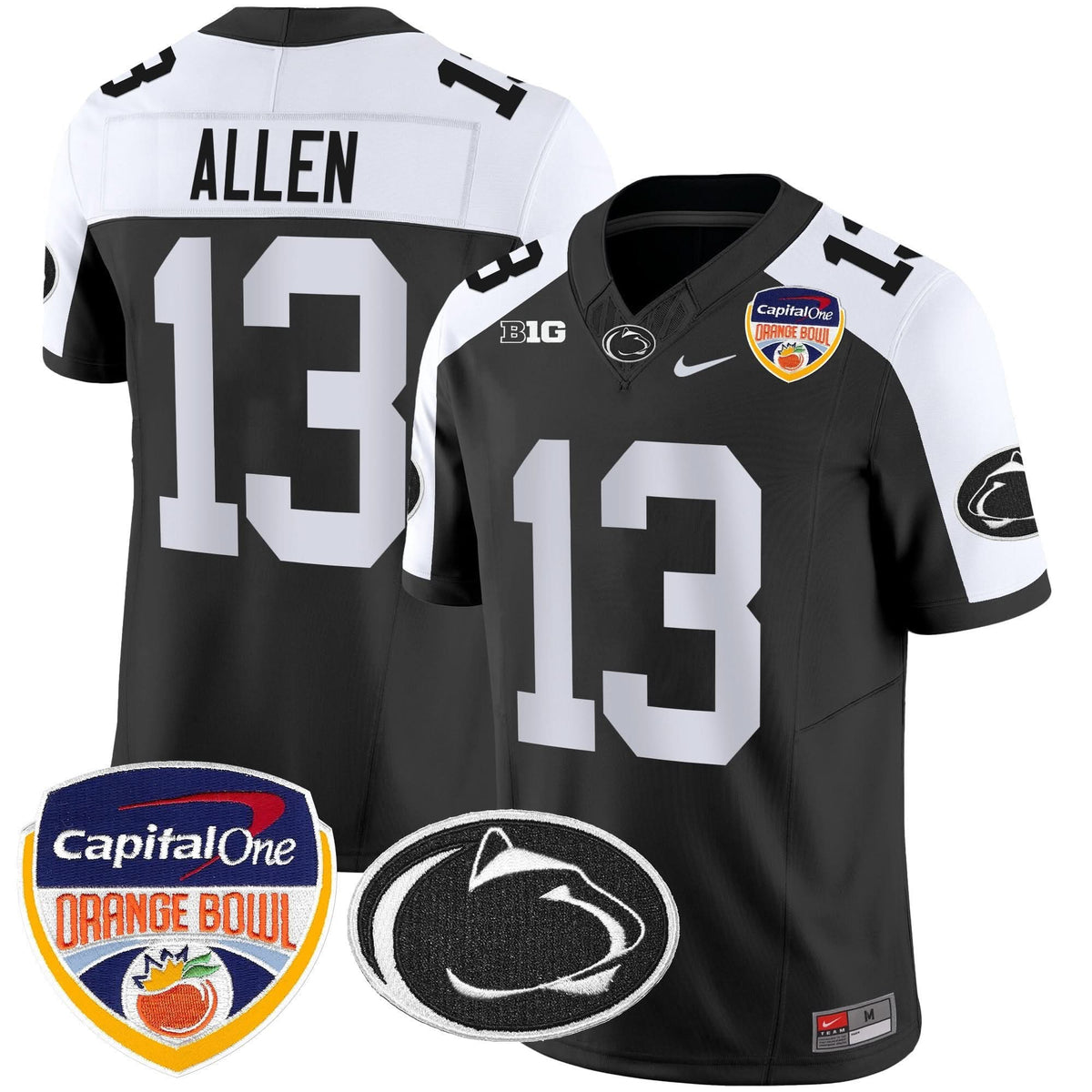 Penn State Nittany Lions Orange Bowl Patch Vapor Limited Jersey