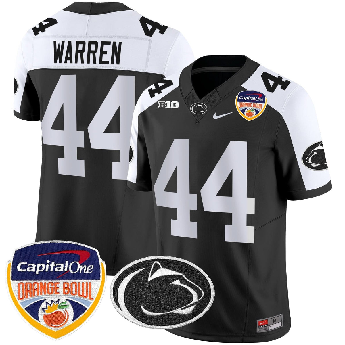 Penn State Nittany Lions Orange Bowl Patch Vapor Limited Jersey