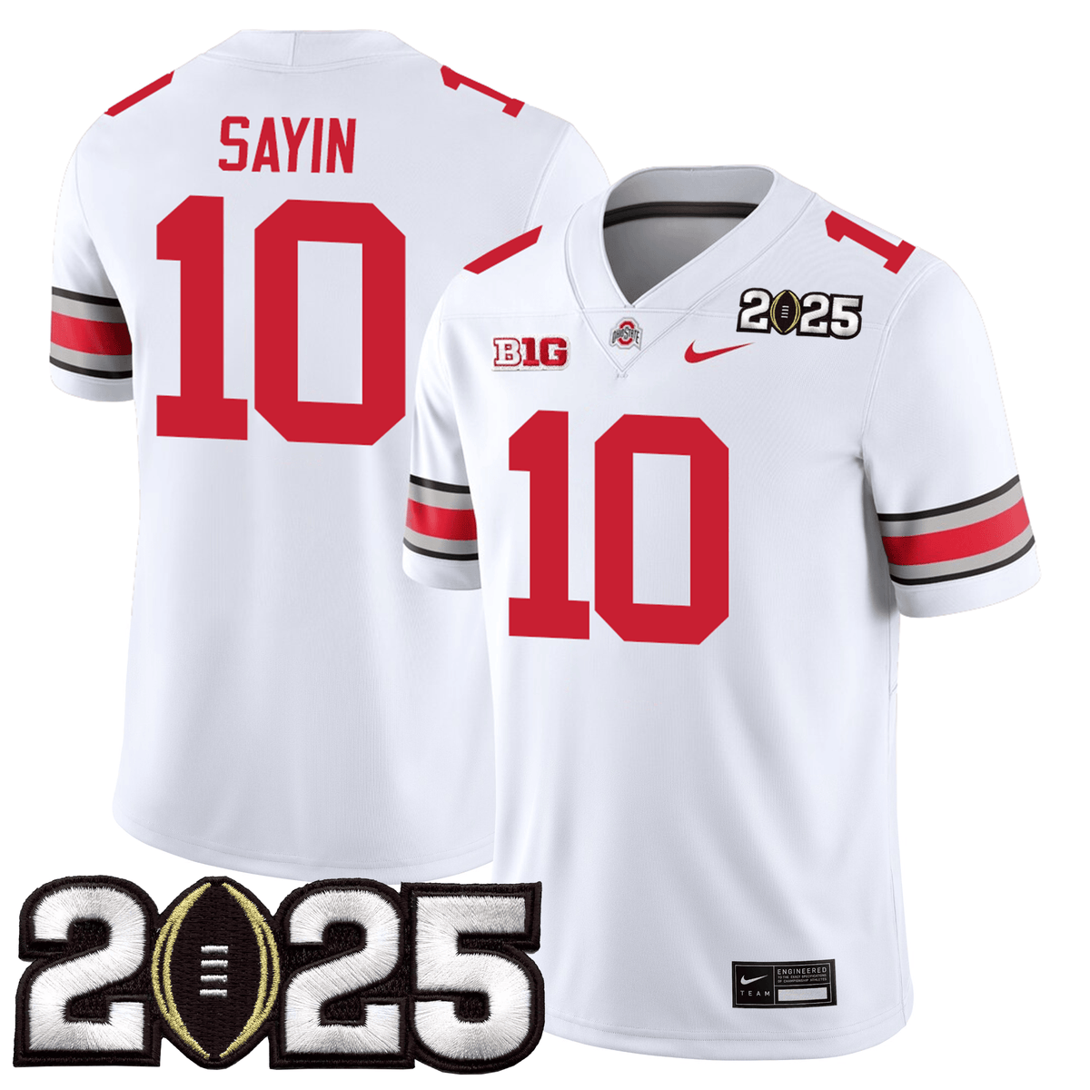 Ohio State Buckeyes Jersey - CFP Final Patch