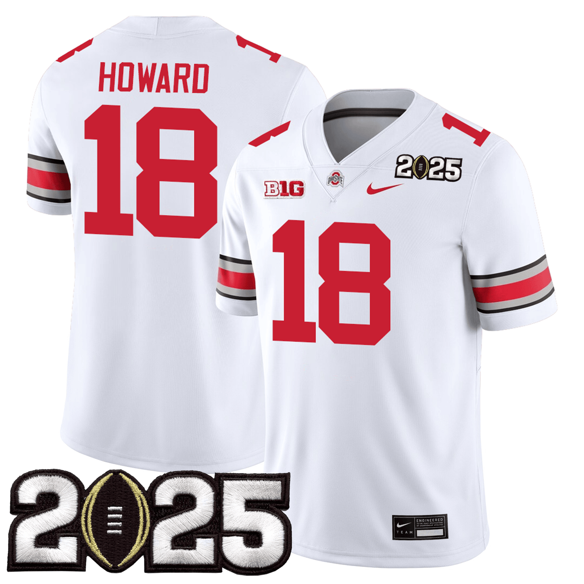 Ohio State Buckeyes Jersey - CFP Final Patch